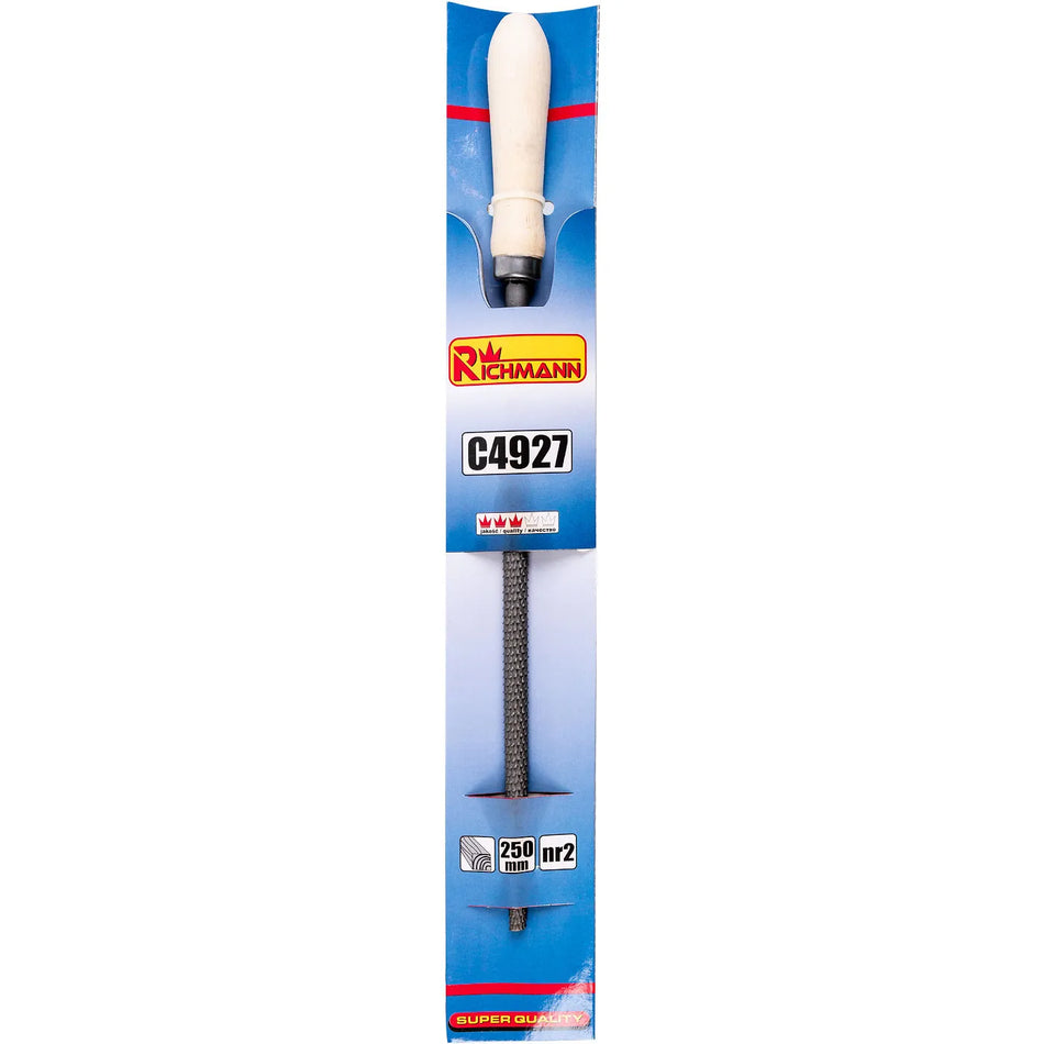 Apvali dildė medienai 250mm