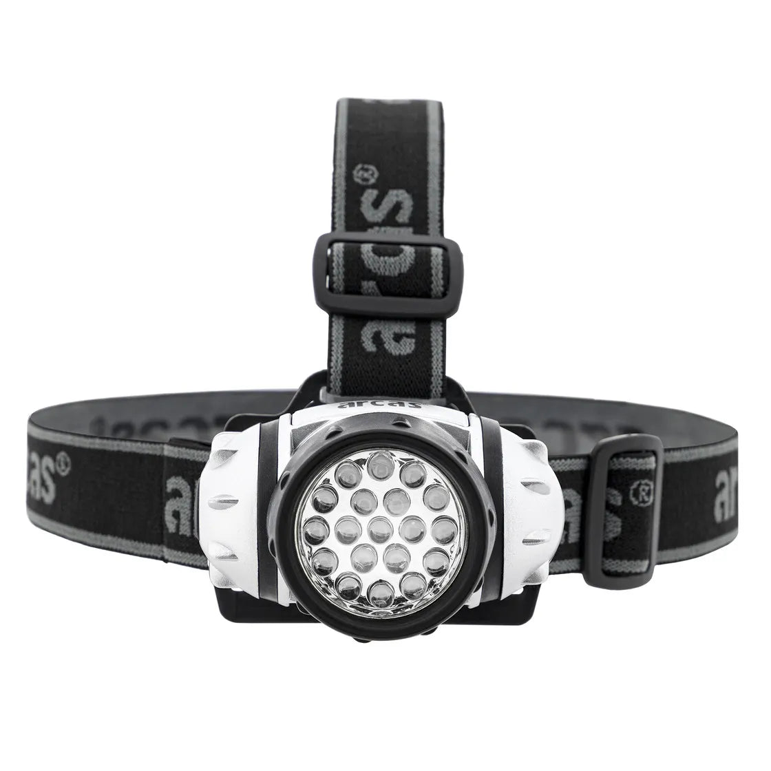 Galvos žibintuvėlis 19 LED, ARCAS