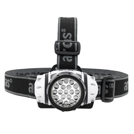Galvos žibintuvėlis 19 LED, ARCAS