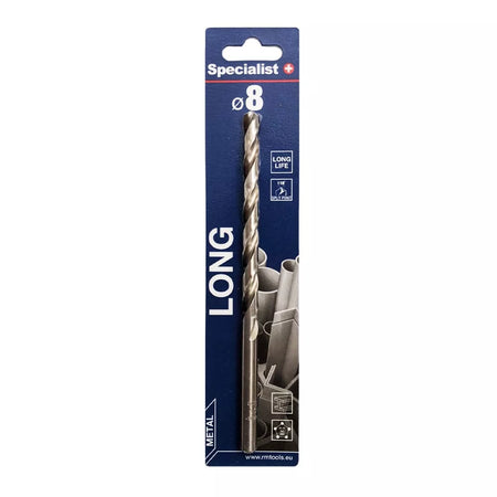SPECIALIST+ metalo grąžtas LONG DIN340, 8 x 105 mm