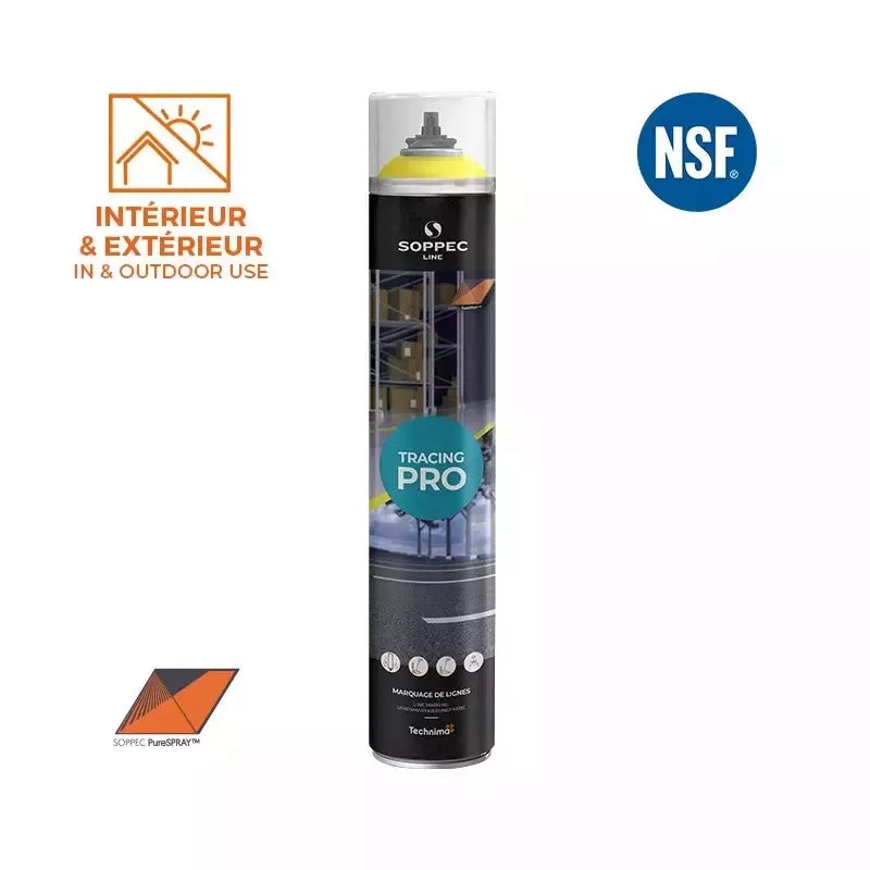 Dažai linijų žymėjimui Tracing Pro, geltoni, Soppec 750 ml