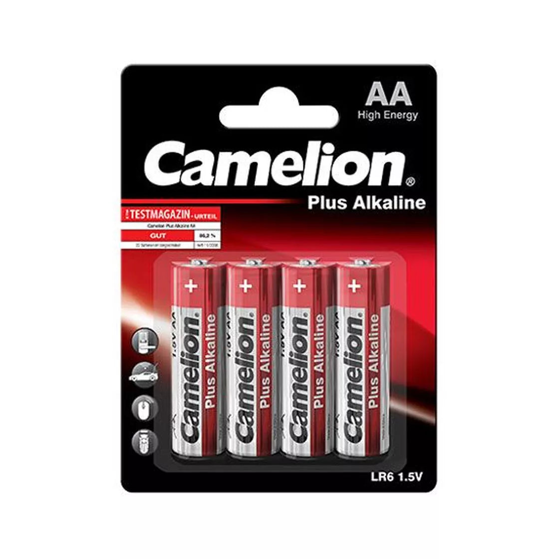 Elementai alkaline, LR06-BP4, AA, CAMELION, 4 vnt.