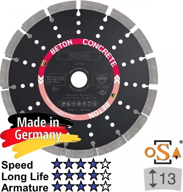 Deim. dis. „SAMEDIA" BGM 350 x 25,4 mm