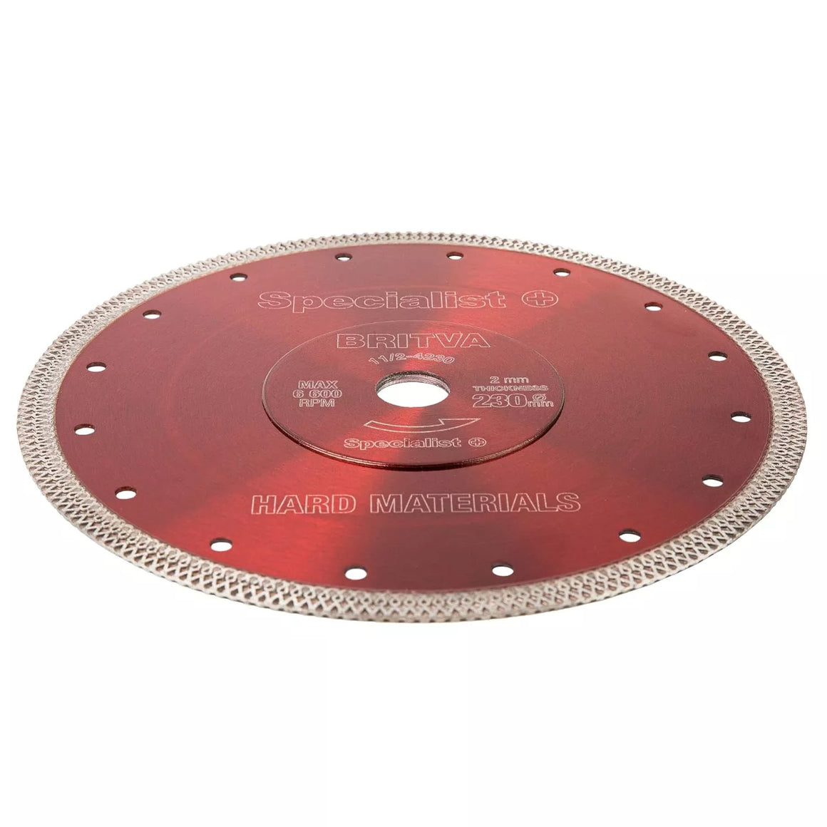 SPECIALIST+ deim. diskas BRITVA, 230x2x22 mm