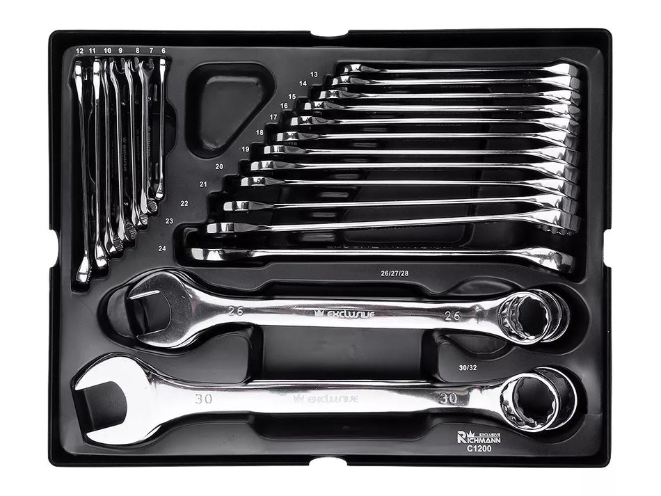 Kombinuotų raktų rinkinys 24 vnt.