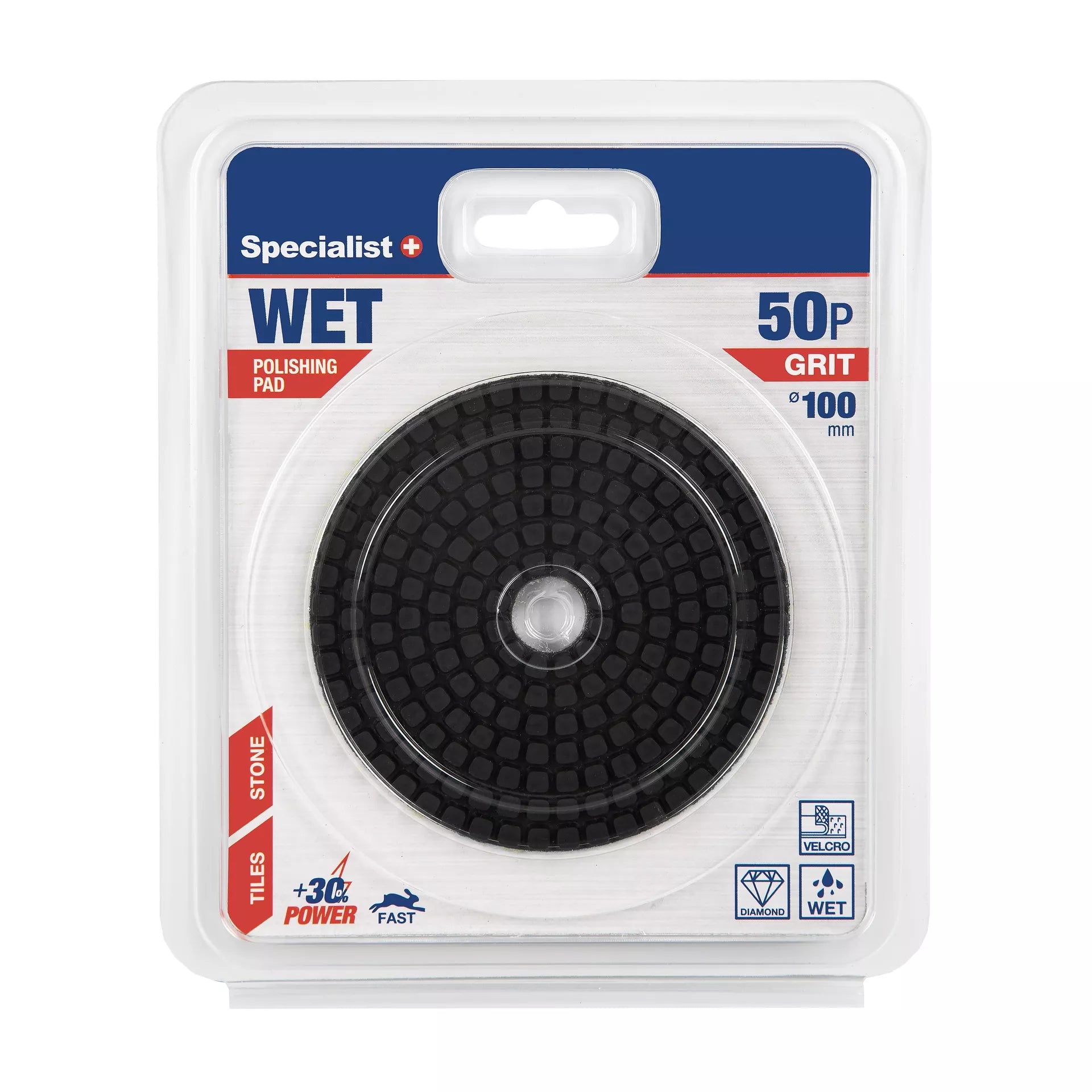 SPECIALIST+ deimant. Šlifavimo lap., 100 mm, 50P