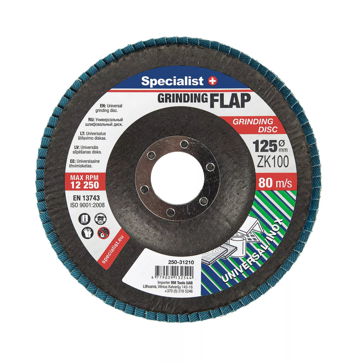 SPECIALIST+ lapel. šlif.disk. ZK100, 125 mm