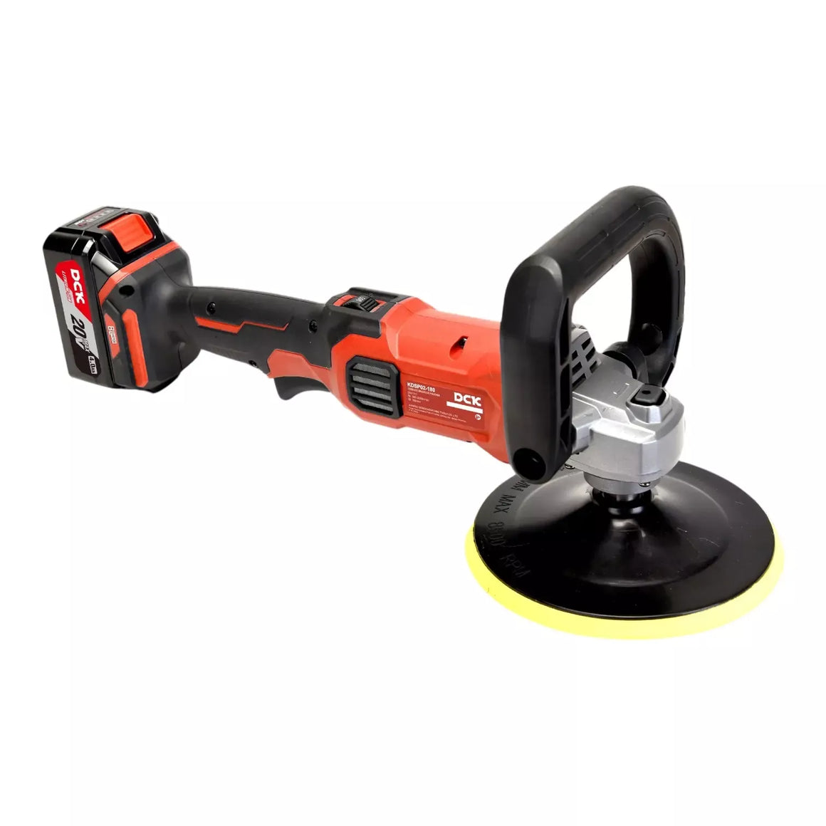 Akumuliatorinis bešepetėlinis poliruoklis 180mm, 20V, KDSP02-180Z, DCK (be baterijos ir įkroviklio)