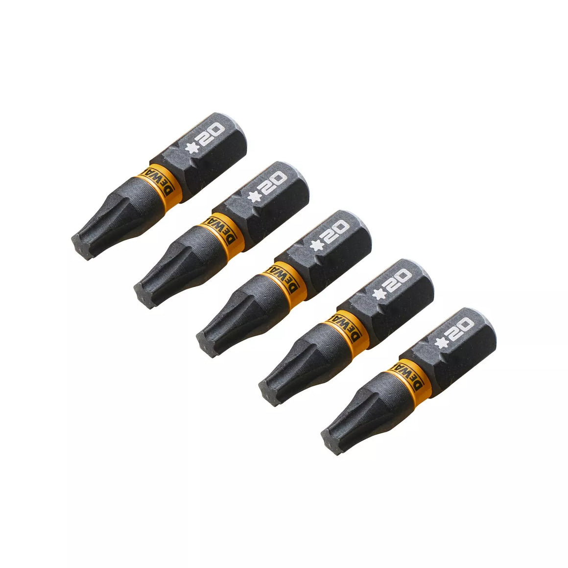 Sukimo antgaliukai FLEXTORQ T20 25 mm, DeWALT, 5 vnt.