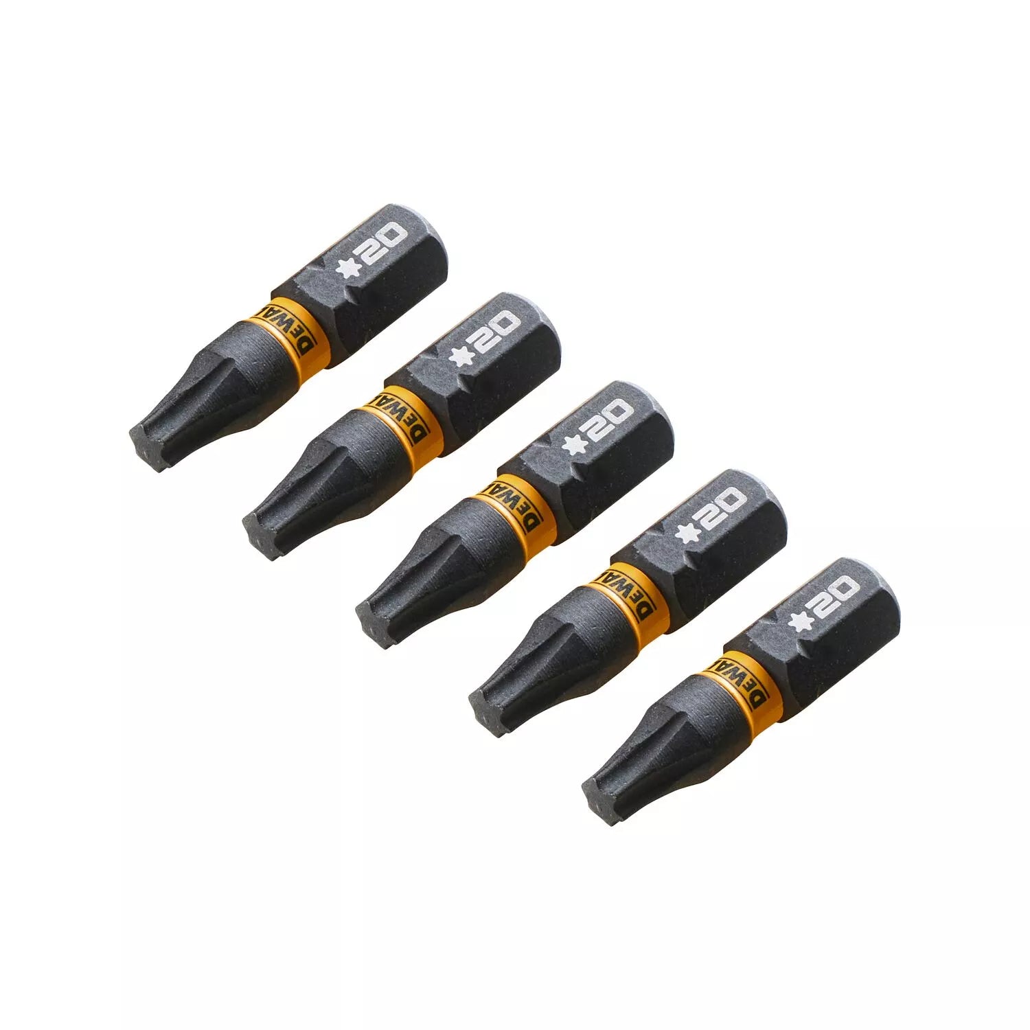 Sukimo antgaliukai FLEXTORQ T20 25 mm, DeWALT, 5 vnt.