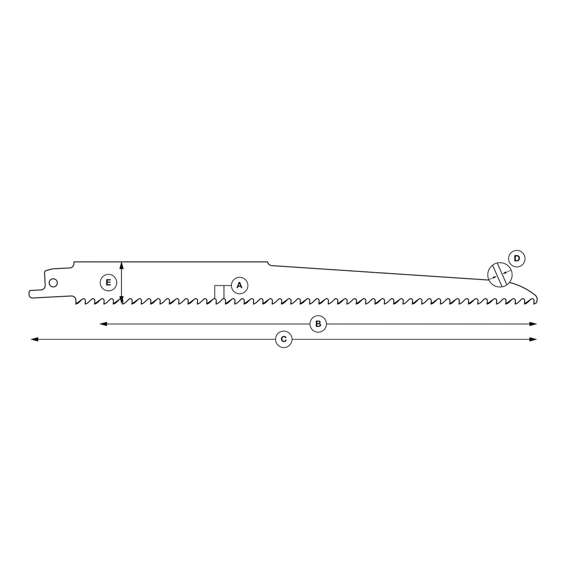 SPECIALIST+ ties. pjūklas medienai su vinimis, 230 mm, 6TPI