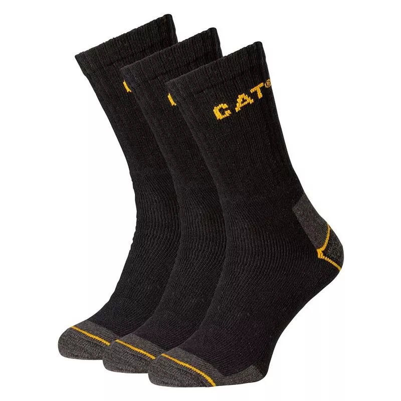 Vyr. kojinės CAT DYP393 juoda 41/45 3pr