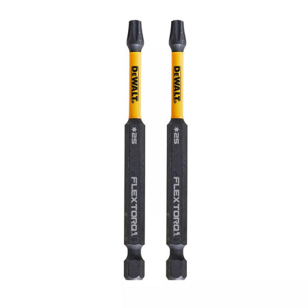 Sukimo antgaliukai FLEXTORQ T25 89 mm, DeWALT, 2 vnt.