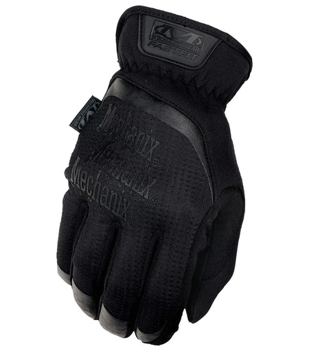 Pirštinės Mechanix FastFit® juodos, M dydis. Rauktas rankogalis, 0.6 mm dirbtinė oda, TrekDry®, touchscreen technologija
