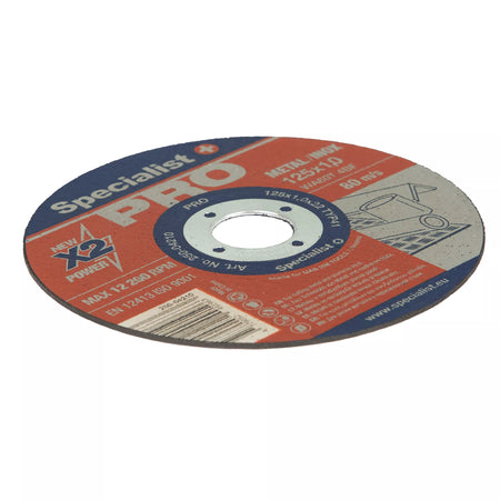 SPECIALIST+ metalo pj. diskas PRO, 125x1x22 mm