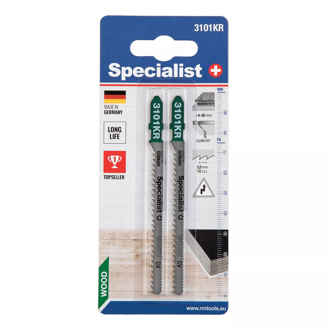 SPECIALIST+ dvipusis pjūklelis 3101KR, 2 vnt.