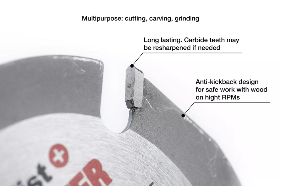 SPECIALIST+ pjovimo diskas WOOD CUTTER, 125 x 22 mm