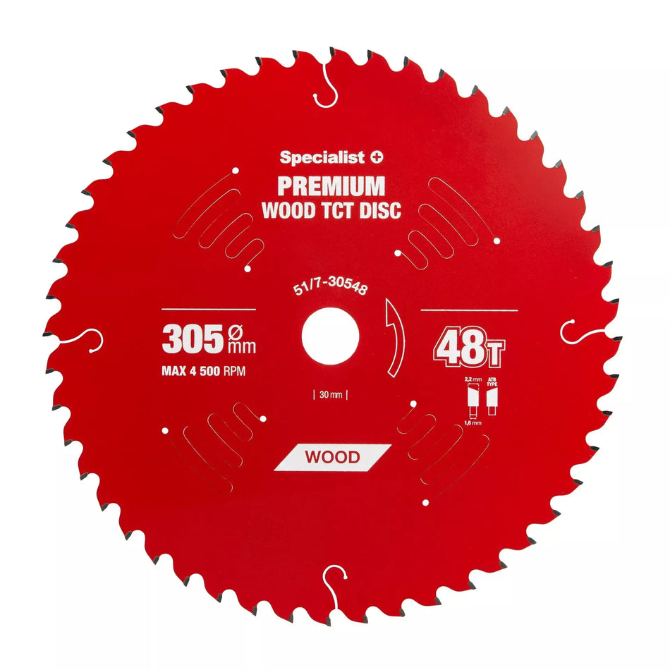 Pjovimo diskas 305x48Tx30mm, Wood PREMIUM, SPECIALIST+