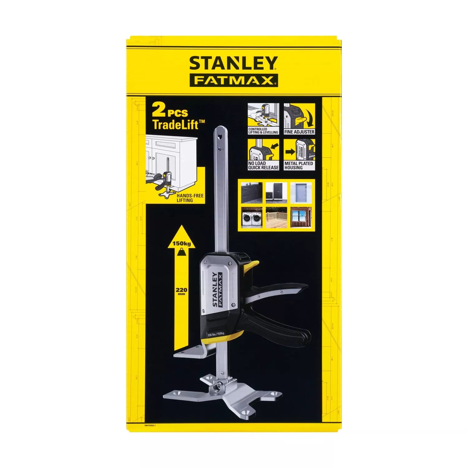 Pakėlėjai STANLEY FATMAX TradeLift, Stanley 2 vnt.