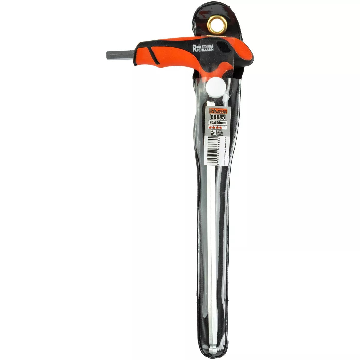 T formos raktas Hex 2x100 MM