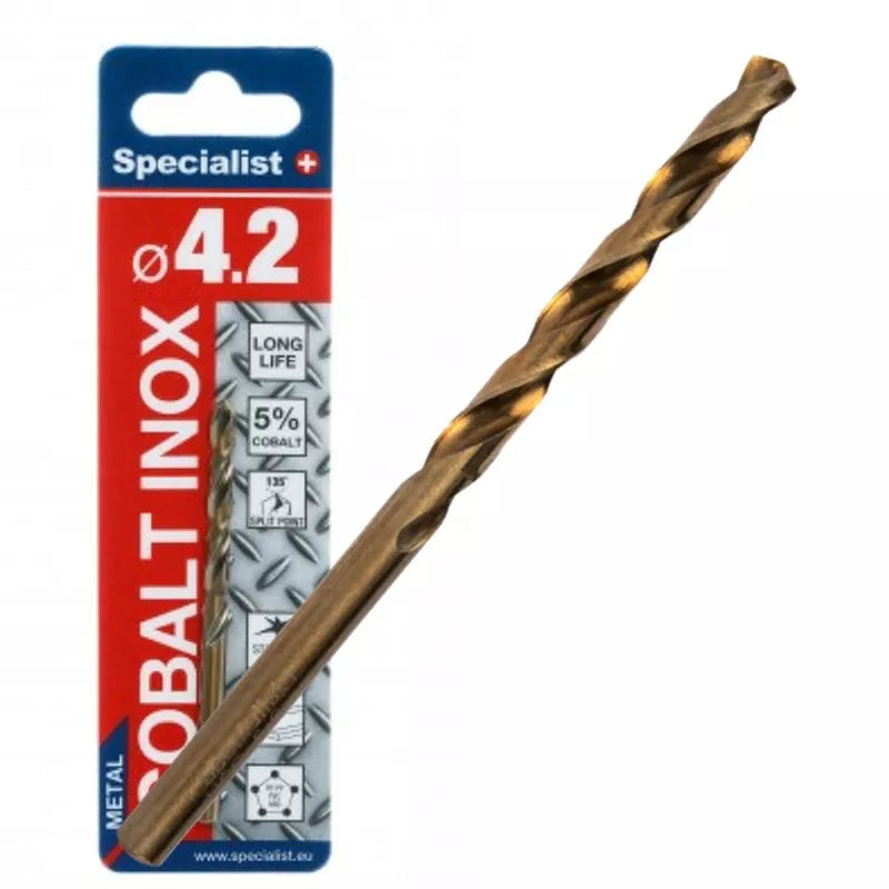 SPECIALIST+ metalo grąžtas COBALT, 4.2 mm