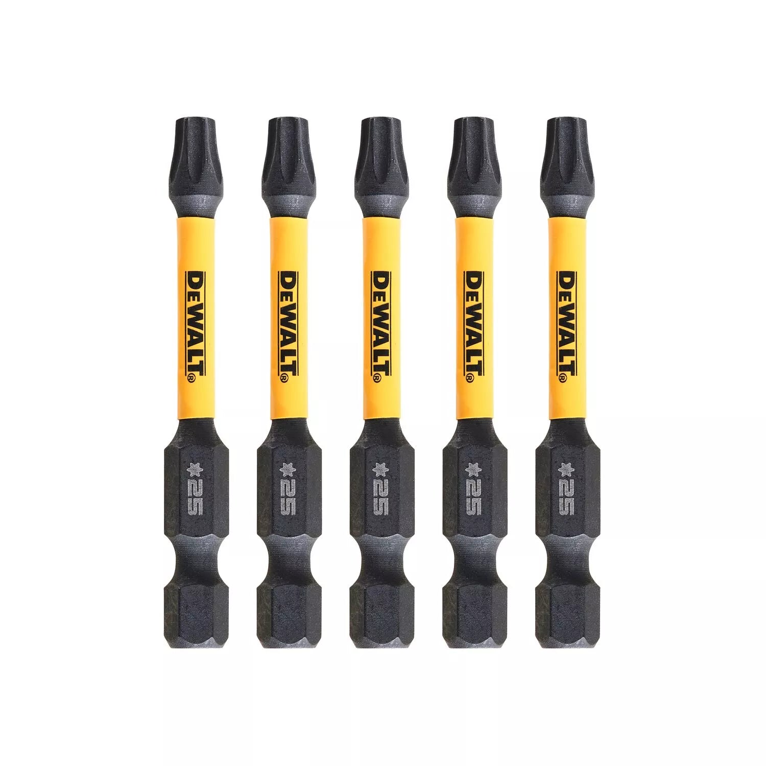 Sukimo antgaliukai FLEXTORQ T25 57 mm, DeWALT, 5 vnt.