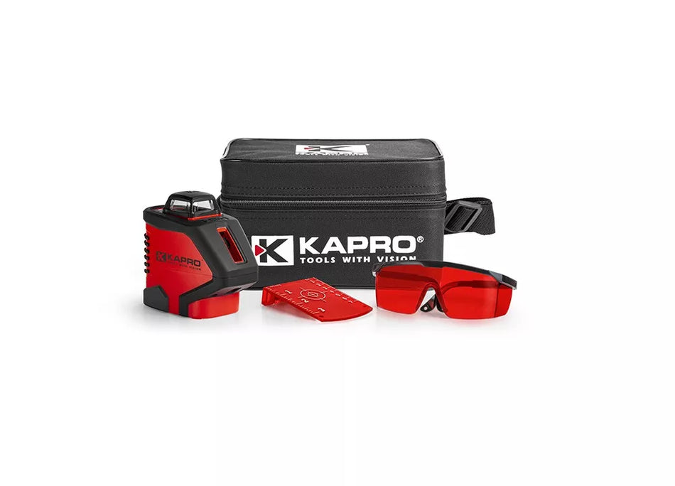Kapro lazerinis matuoklis raudonas 360°