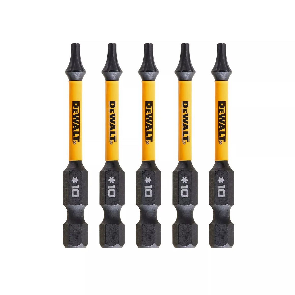 Sukimo antgaliukai FLEXTORQ T10 57 mm, DeWALT, 5 vnt.