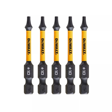 Sukimo antgaliukai FLEXTORQ T10 57 mm, DeWALT, 5 vnt.