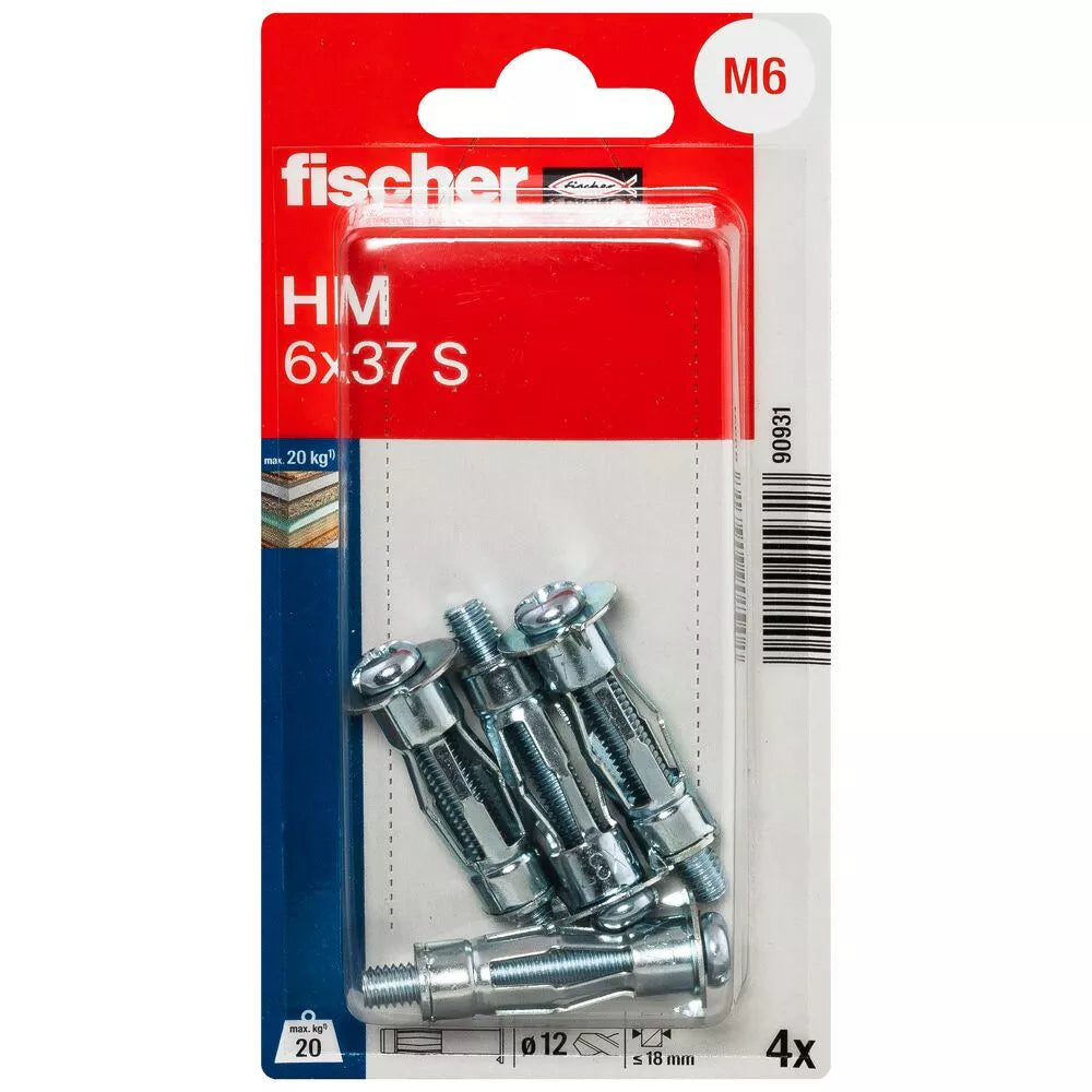 Ankeris Fischer, GKP 6x37, 4 vnt