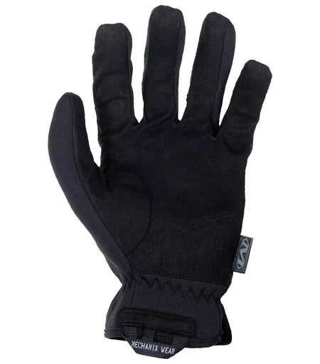 Pirštinės Mechanix FastFit® juodos, L dydis. Rauktas rankogalis, 0.6 mm dirbtinė oda, TrekDry®, touchscreen technologija