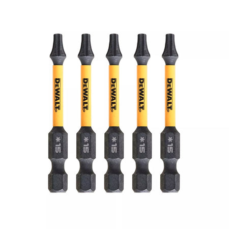 Sukimo antgaliukai FLEXTORQ T15 57 mm, DeWALT, 5 vnt.