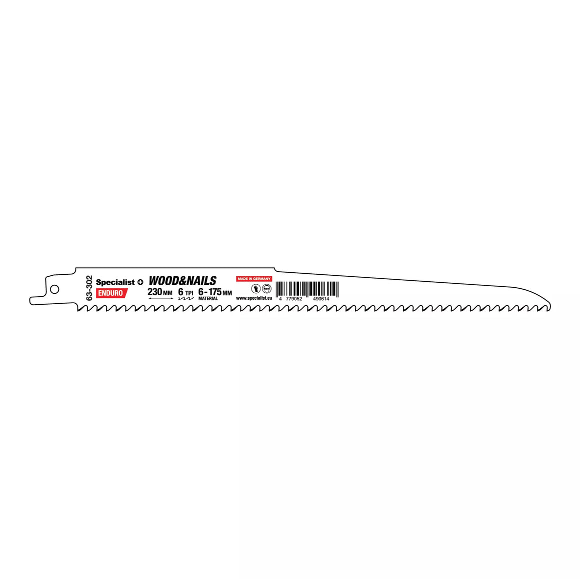 SPECIALIST+ ties. pjūklas medienai su vinimis, 230 mm, 6TPI