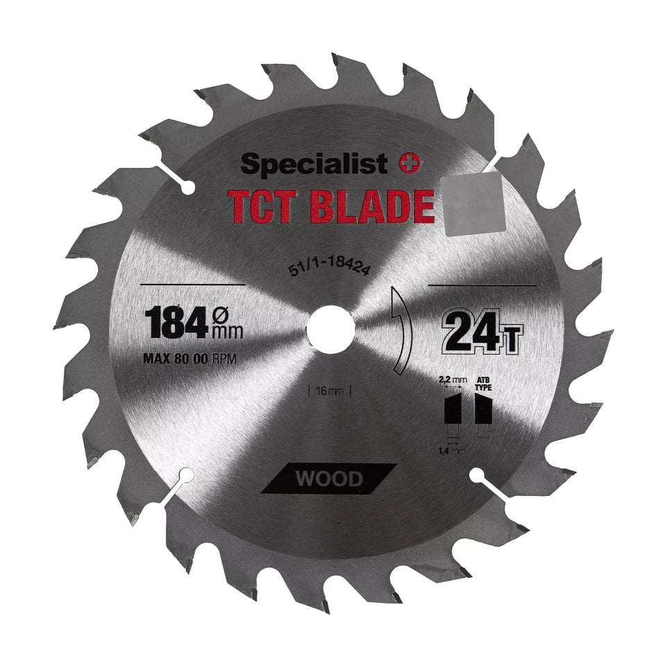 SPECIALIST+ pjovimo diskas, 184x24Tx16 mm
