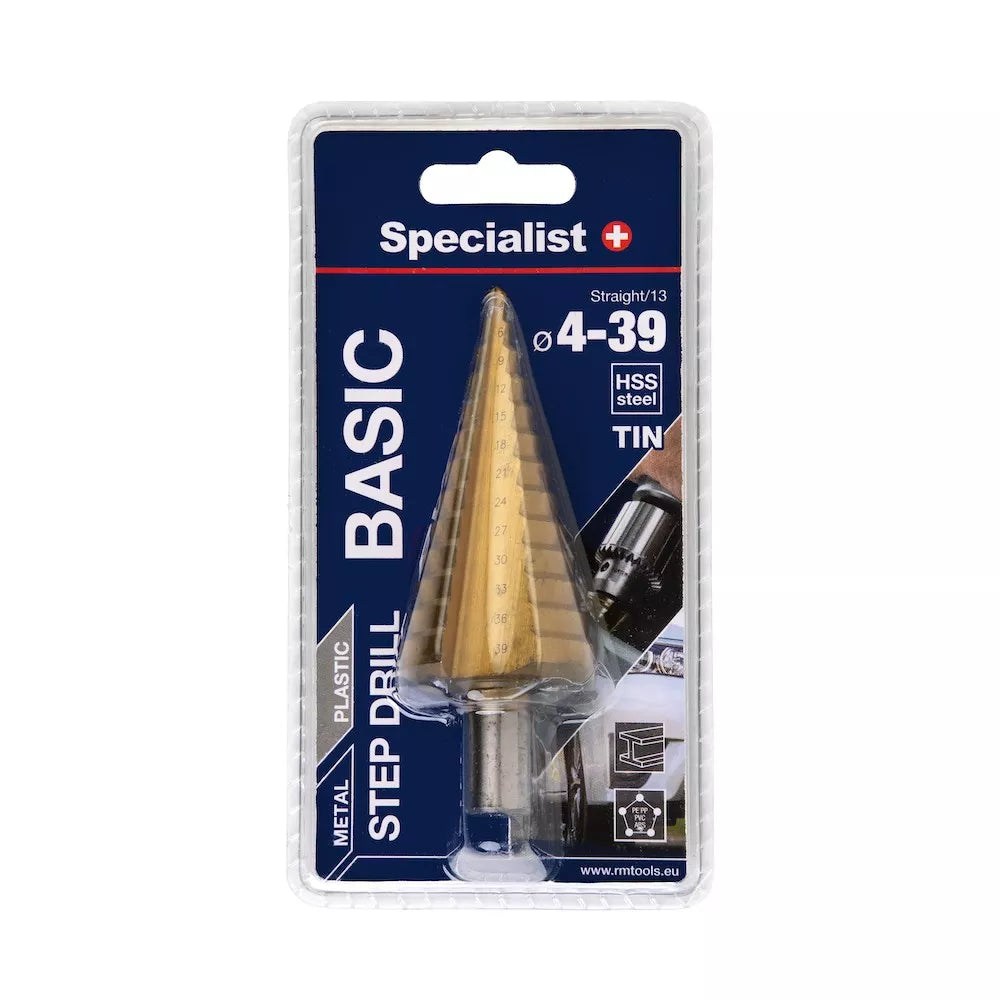 SPECIALIST+ žingsninis grąžtas BASIC, ⌀4-39