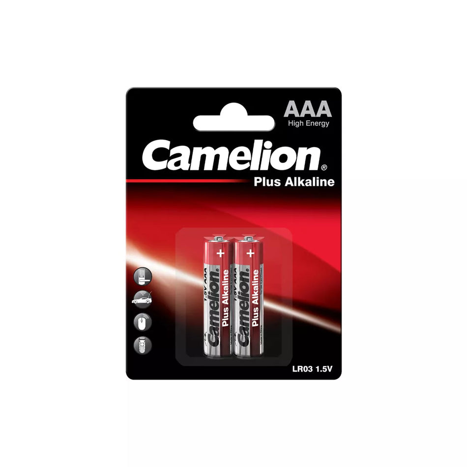Elementai alkaline, LR03-BP2, AAA, CAMELION, 2 vnt.