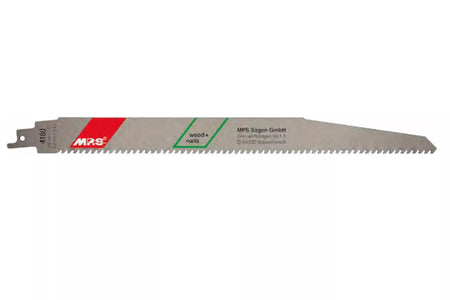 Ties. Pj. su kietmetaliu med. su vin. 280 mm 6TPI 1 vnt.