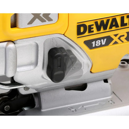 Akumuliatorinis siaurapjūklis DeWalt DCS334NT