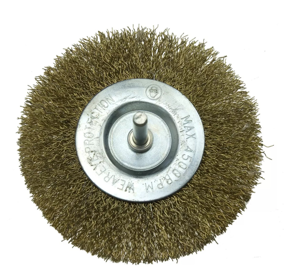 Plokščias vielinis šepetys 80 mm, kotelis