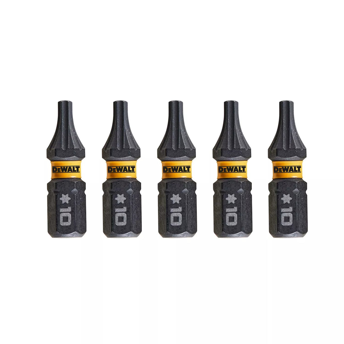 Sukimo antgaliukai FLEXTORQ T10 25 mm, DeWALT, 5 vnt.