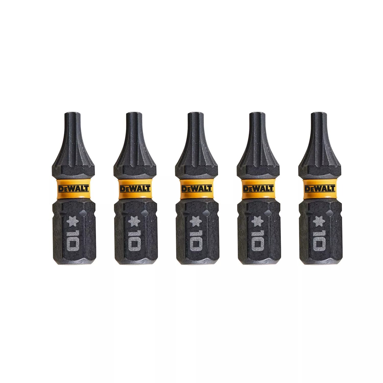 Sukimo antgaliukai FLEXTORQ T10 25 mm, DeWALT, 5 vnt.