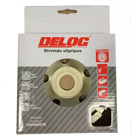 Deim. šlif. lėkštelė 125x5x8x22,23 mm