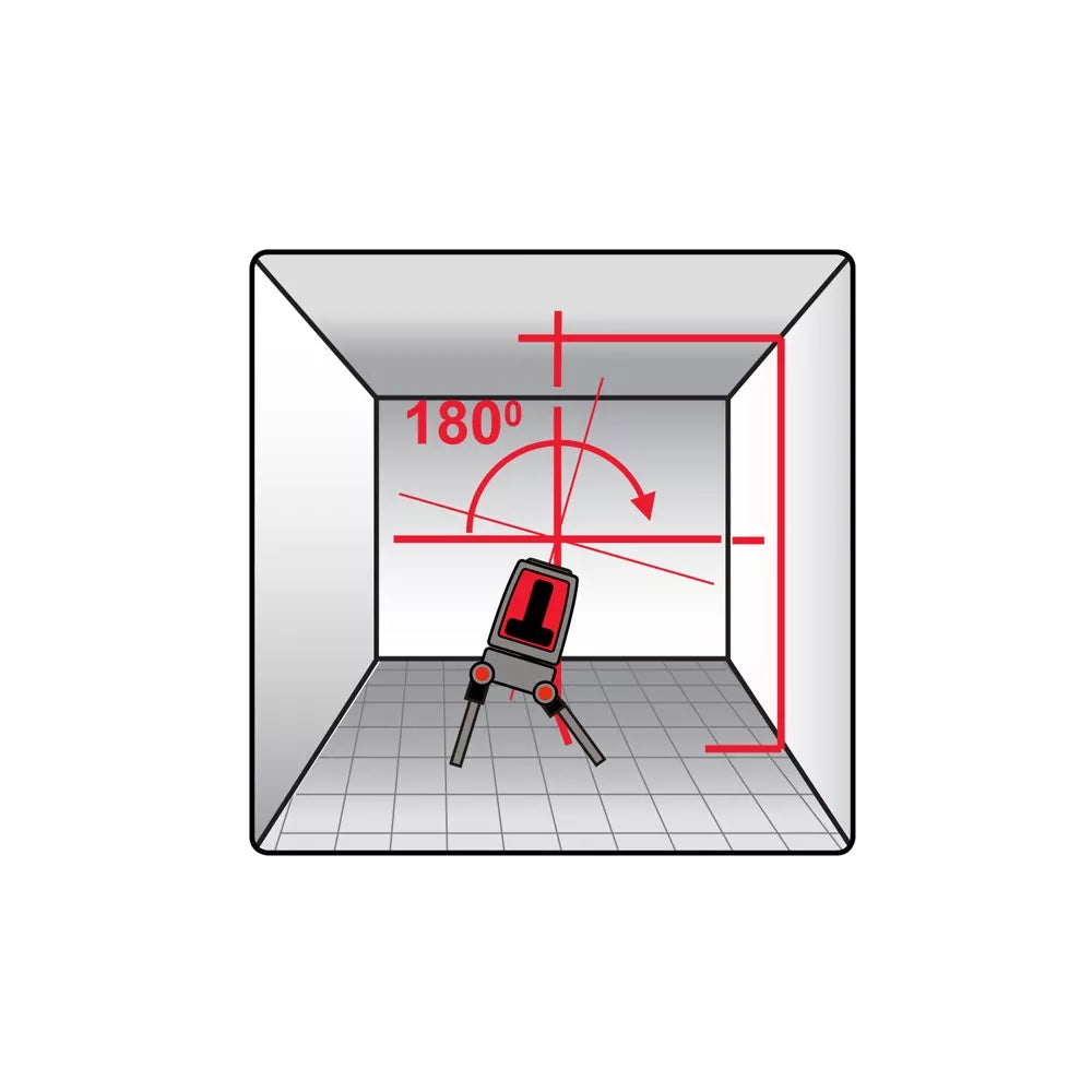 Laz. mat. „KAPRO" PROLASER VECTOR su stovu