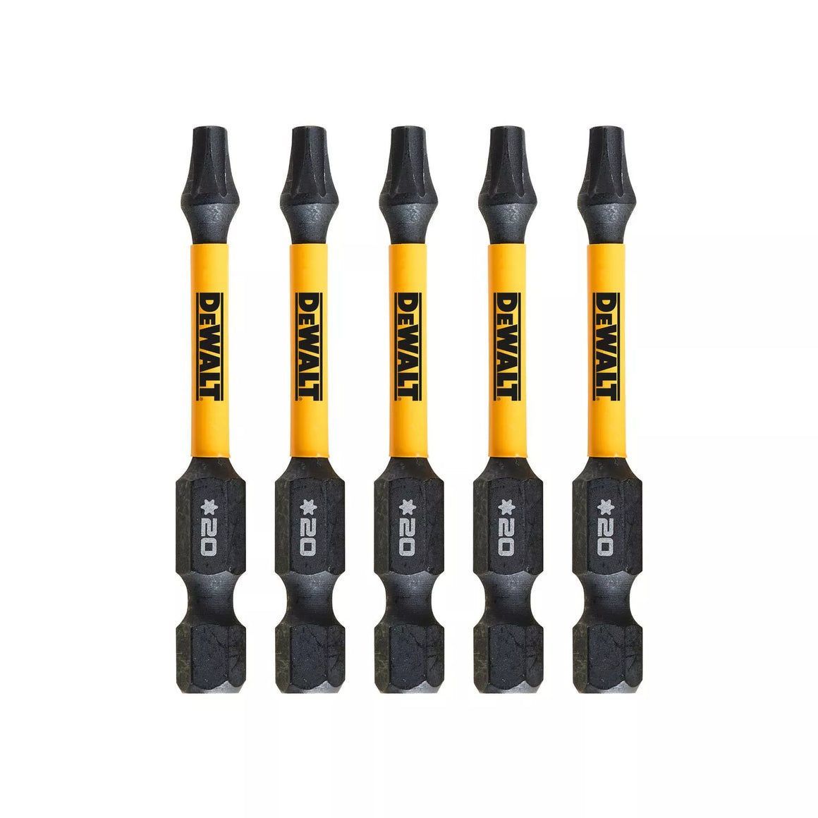 Sukimo antgaliukai FLEXTORQ T20 57 mm, DeWALT, 5 vnt.