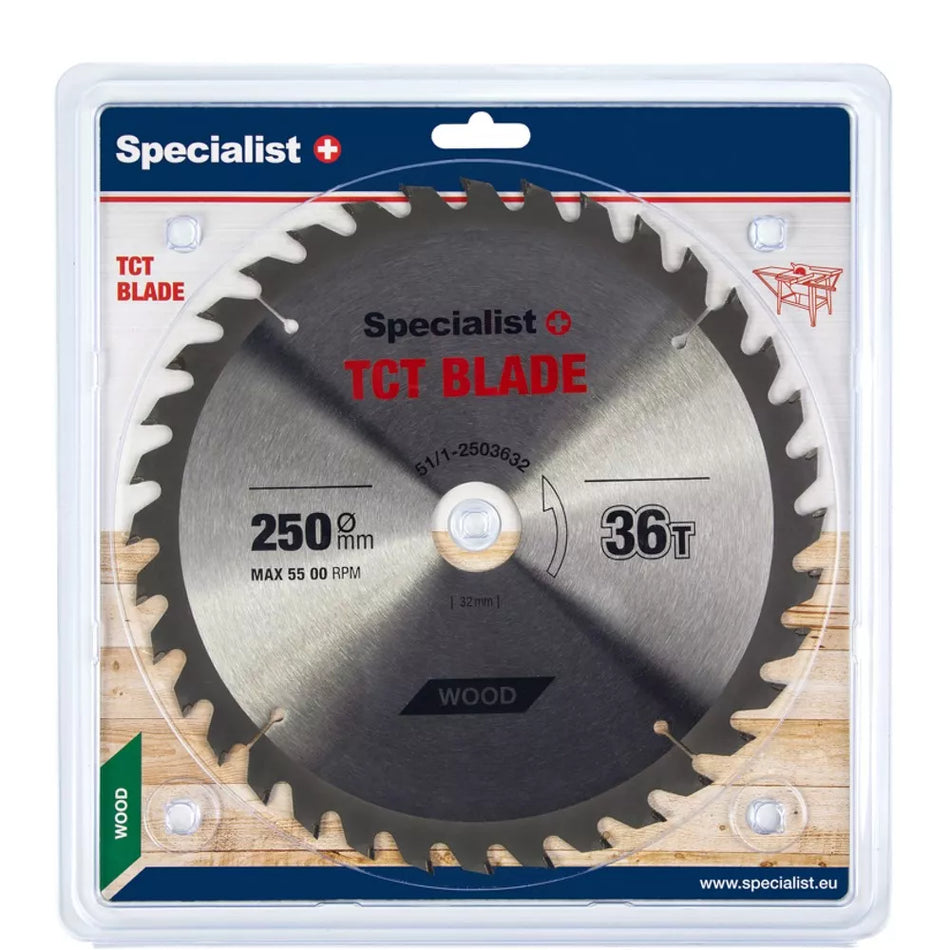 SPECIALIST+ pjovimo diskas, 250x36Tx32 mm