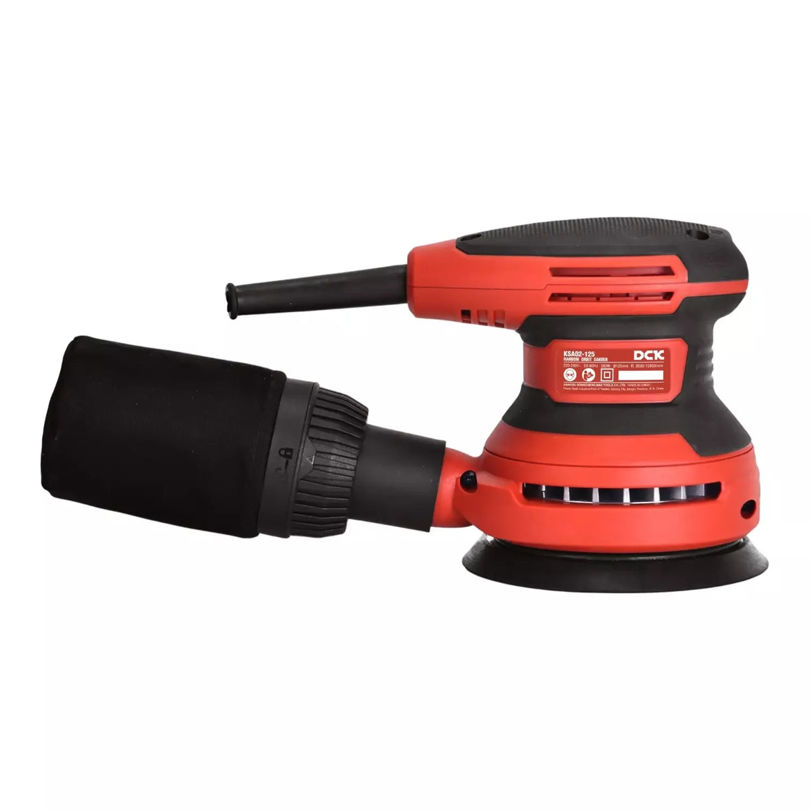 Elektrinis ekscentrinis šlifuoklis 125mm, 380W, KSA02-125, DCK