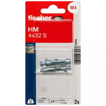 Ankeris Fischer, GKP 4x32, 2 vnt.