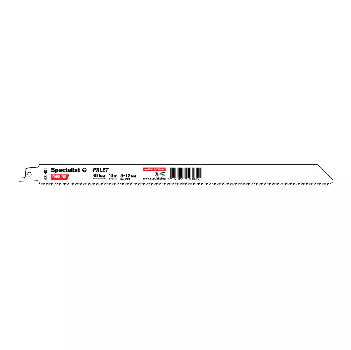 SPECIALIST+ pjūklelis paletėms, 300 mm, 10TPI