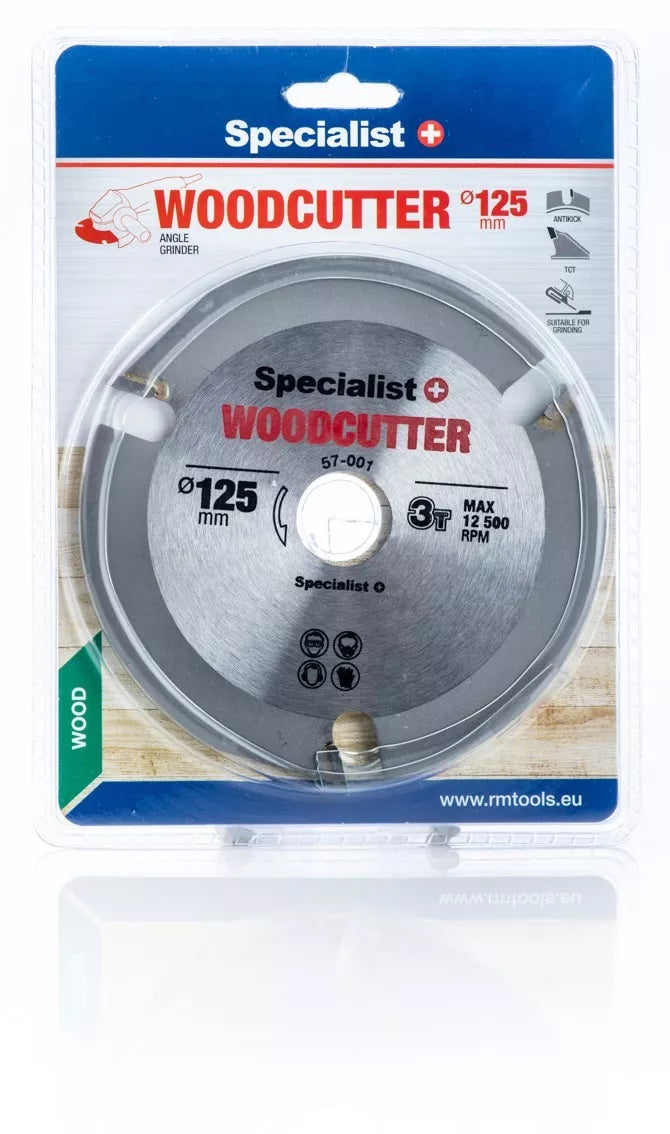 SPECIALIST+ pjovimo diskas WOOD CUTTER, 125 x 22 mm
