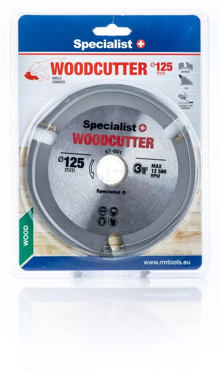 SPECIALIST+ pjovimo diskas WOOD CUTTER, 125 x 22 mm